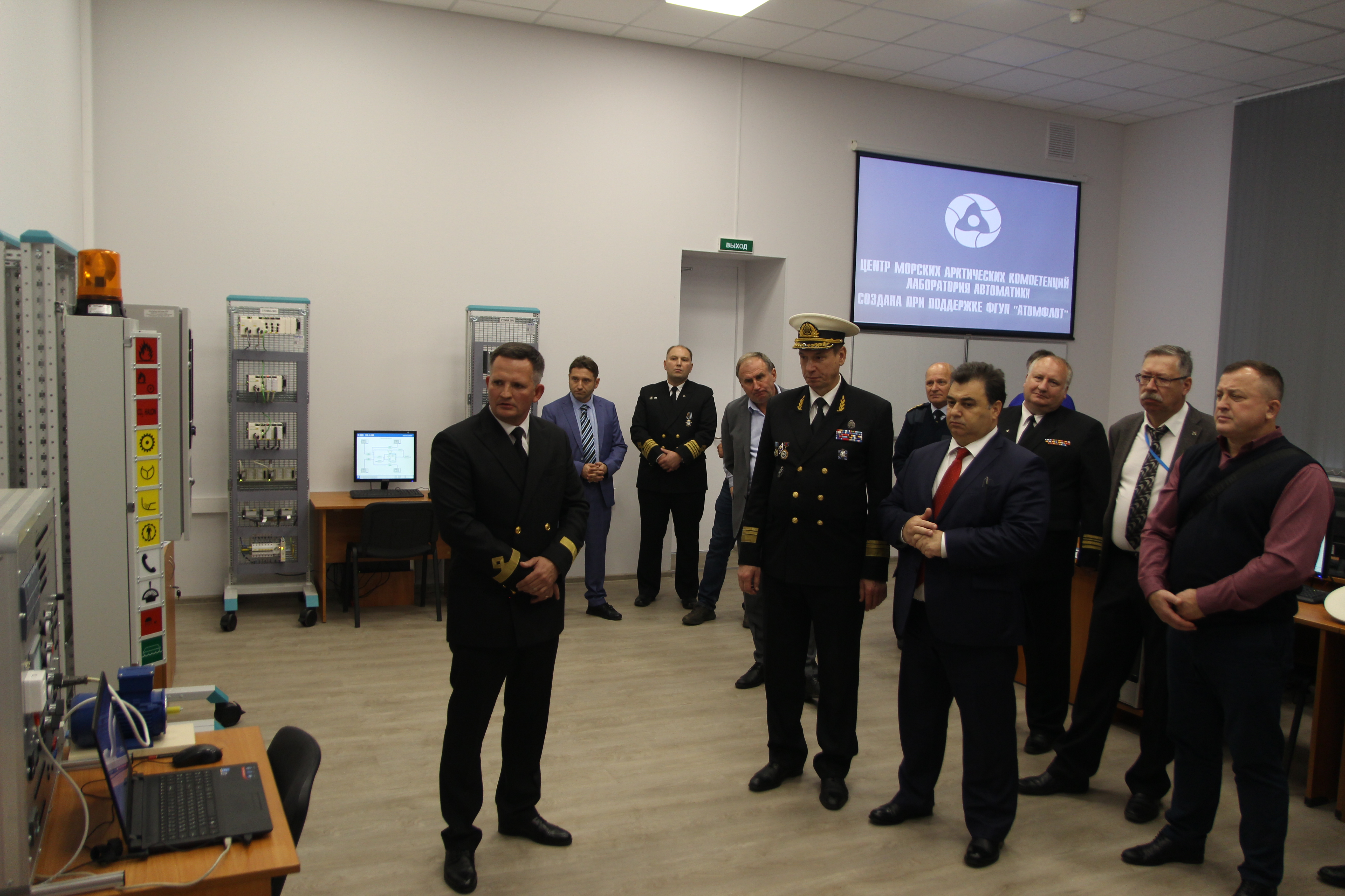 Лаборатория современной судовой автоматики для подготовки механиков и электромехаников открылась в  ГУМРФ имени адмирала С.О. Макарова