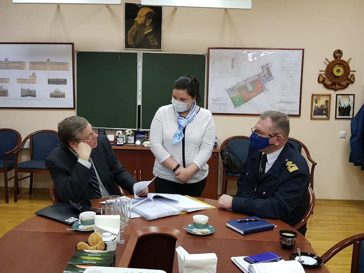 Российский морской регистр судоходства освидетельствовал систему стандартов качества программ по ПДНВ ГУМРФ имени адмирала С.О. Макарова