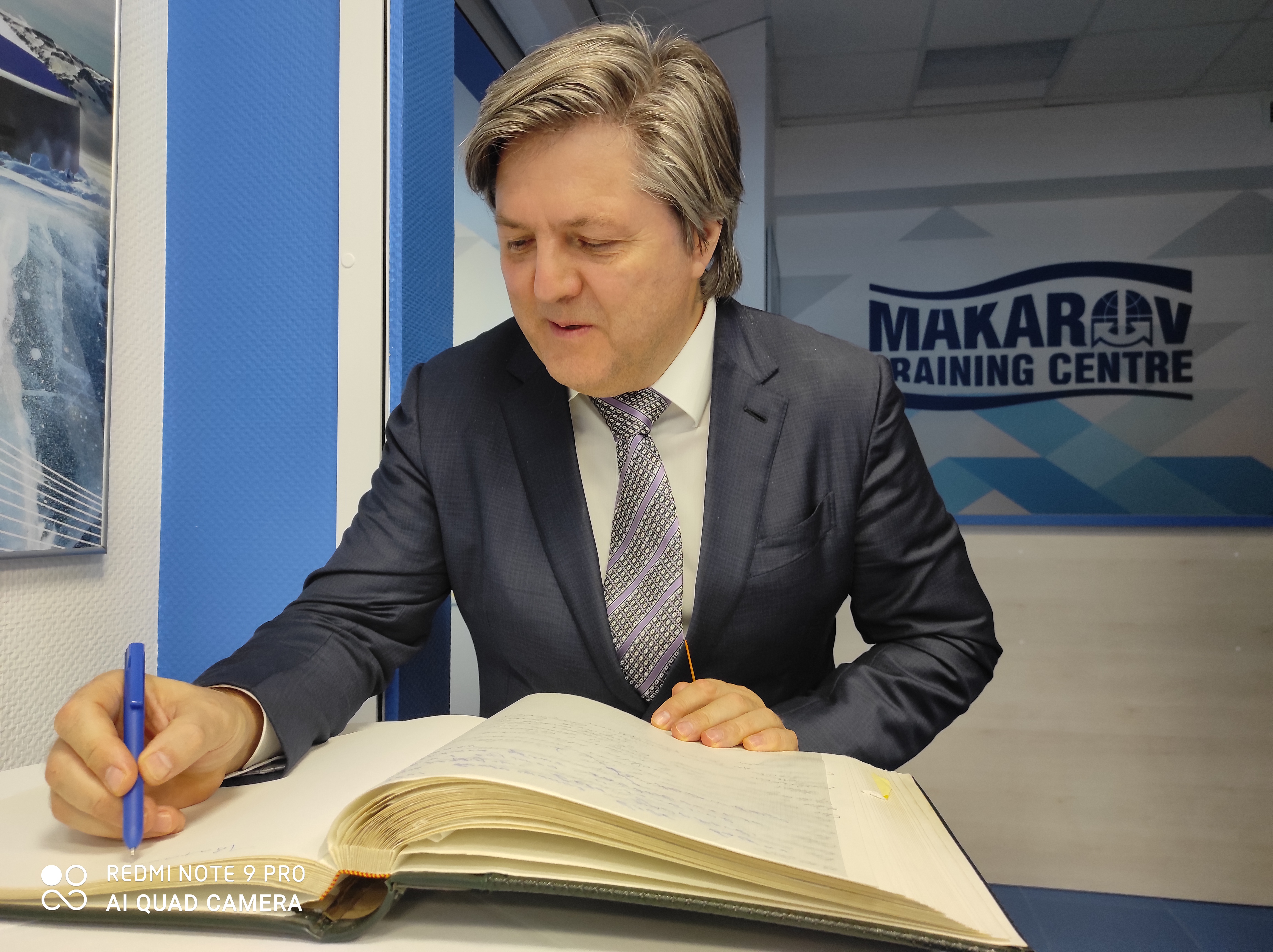 Председатель совета директоров компании «ВодоходЪ» посетил обновленную учебную площадку ГУМРФ имени адмирала С.О. Макарова