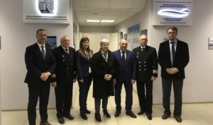 Визит посла Европейского Союза по вопросам Арктики в Морской учебно–тренажёрный центр ГУМРФ имени адмирала С.О.Макарова