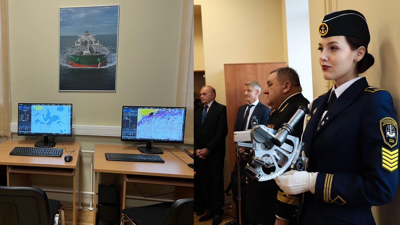 Совкомфлот и Макаровка открыли учебно-тренажерные комплексы по мореходной астрономии и электронной картографии