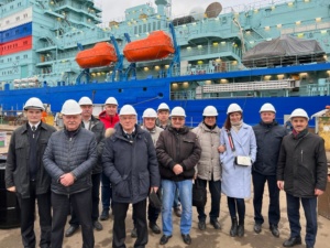 Сотрудники ГУМРФ имени адмирала С.О. Макарова посетили новейший атомный ледокол «Урал»