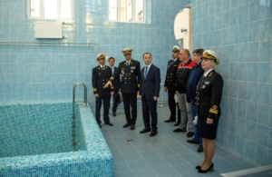 Заместитель министра транспорта РФ – руководитель Федерального агентства морского и речного транспорта Ю. А. Цветков посетил ГУМРФ имени адмирала С.О. Макарова
