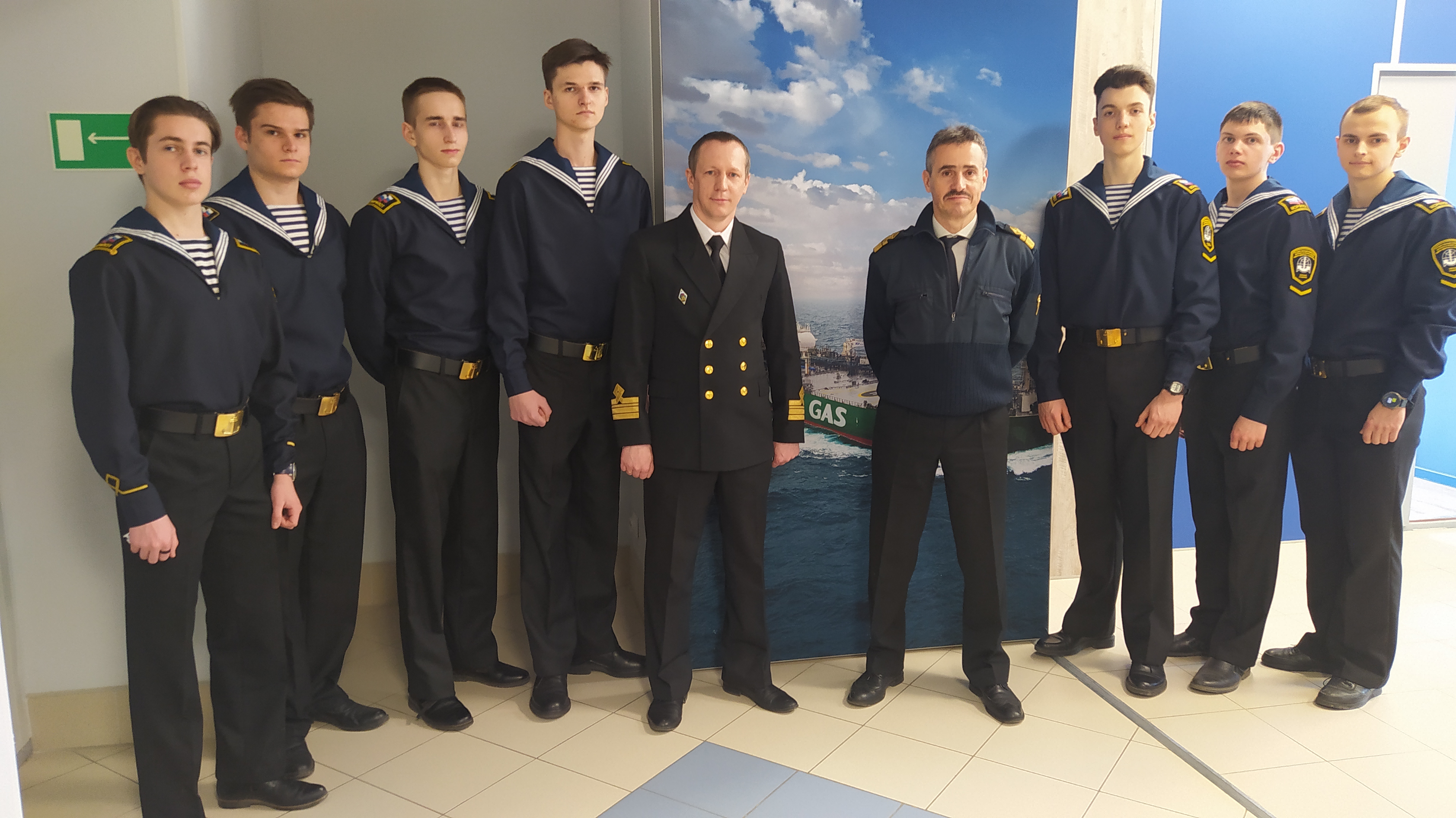 Первокурсники-стипендиаты компании «Совкомфлот» в гостях у Института дополнительного профессионального образования ГУМРФ имени адмирала С.О. Макарова
